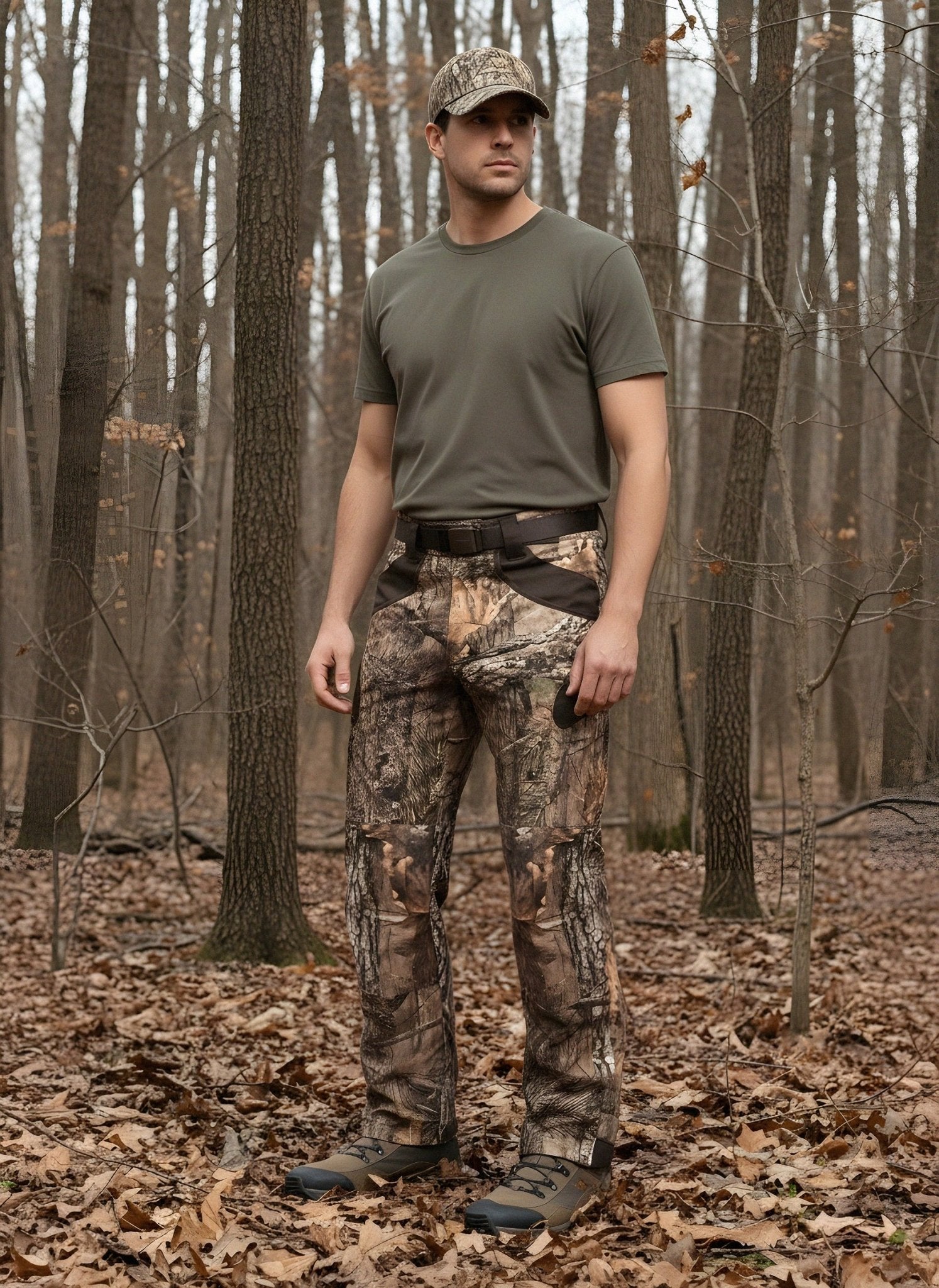 XPR Безшумен Летен Ловен Панталон | Photocamouflage® мъжки - дамски | Хилман